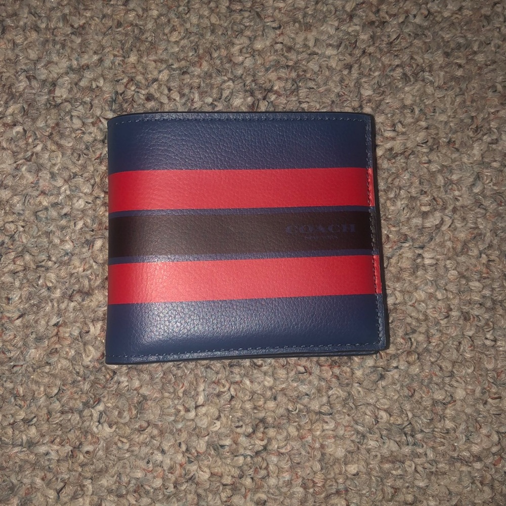 Nice coach foldable wallet